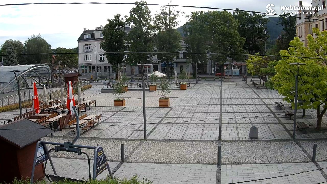 USTROŃ - widok na rynek - 15 czerwiec 2026, 07:04
