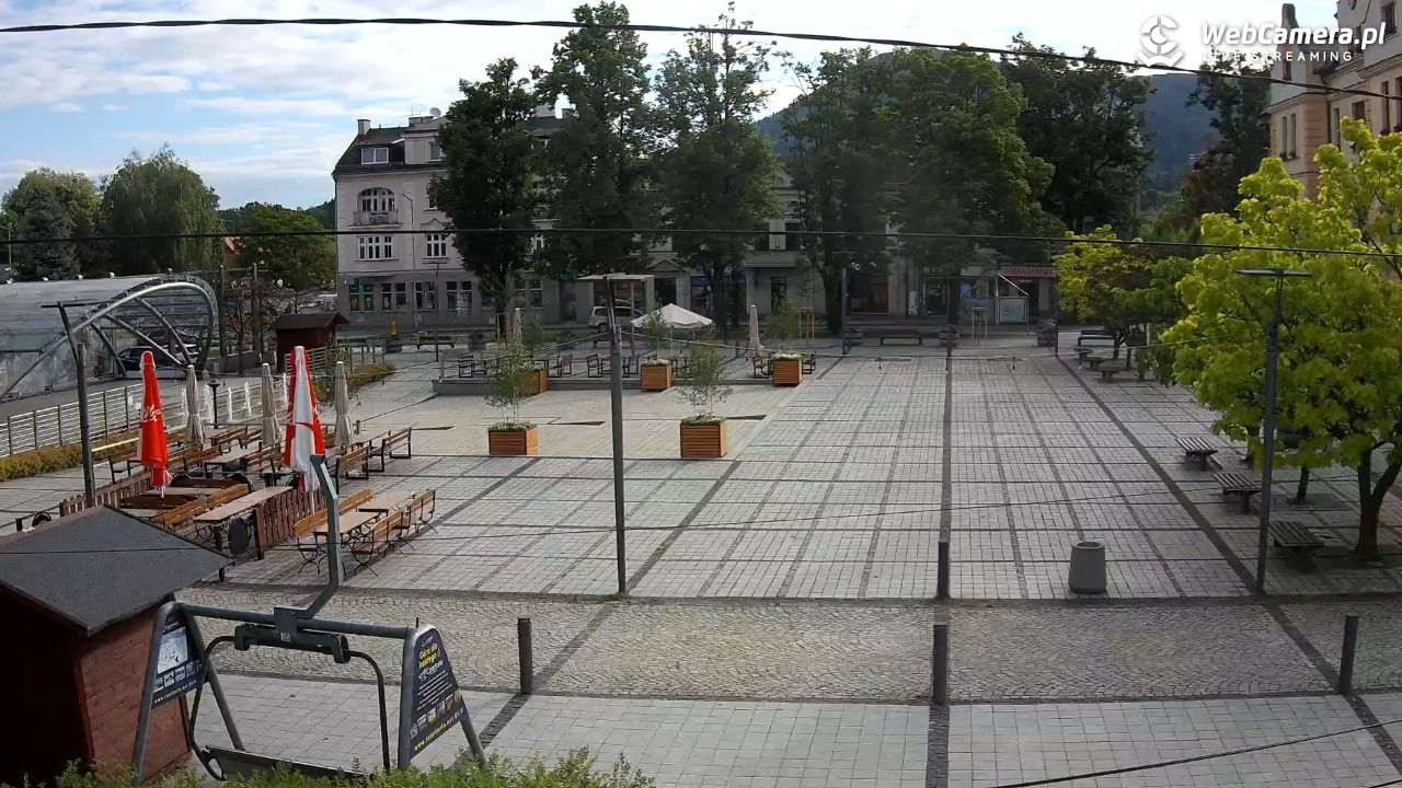 USTROŃ - widok na rynek - 15 czerwiec 2026, 07:38