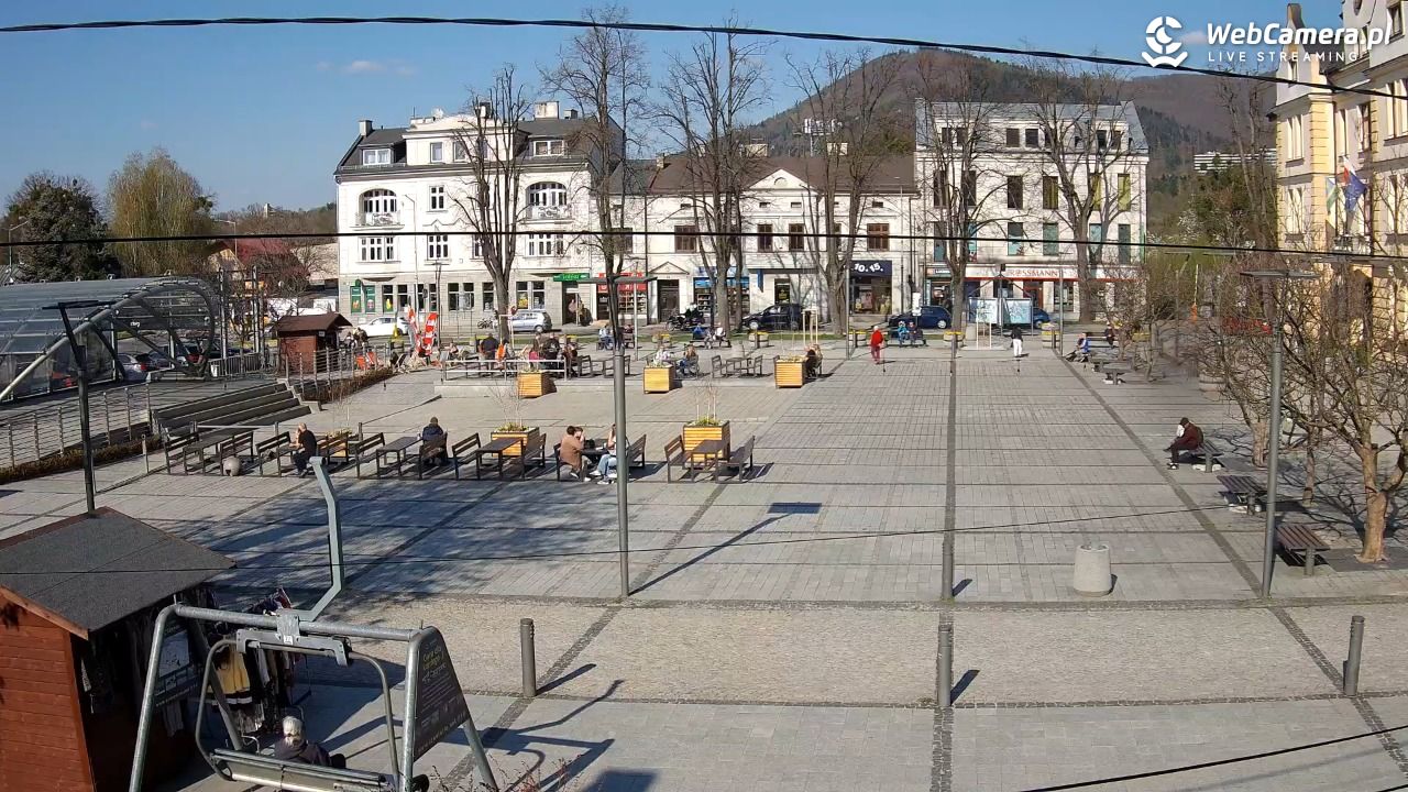 USTROŃ - widok na rynek - 18 kwiecień 2026, 16:06