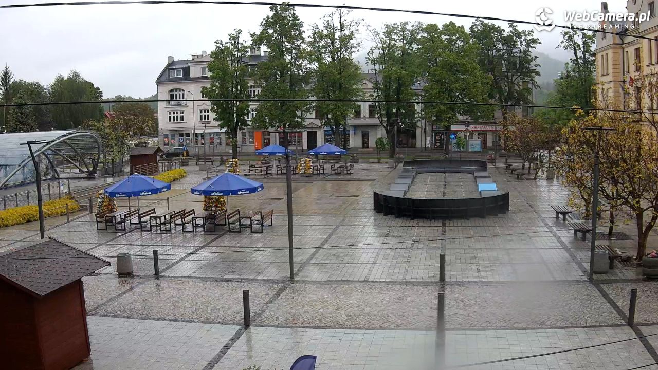 USTROŃ - widok na rynek - 15 maj 2025, 08:48