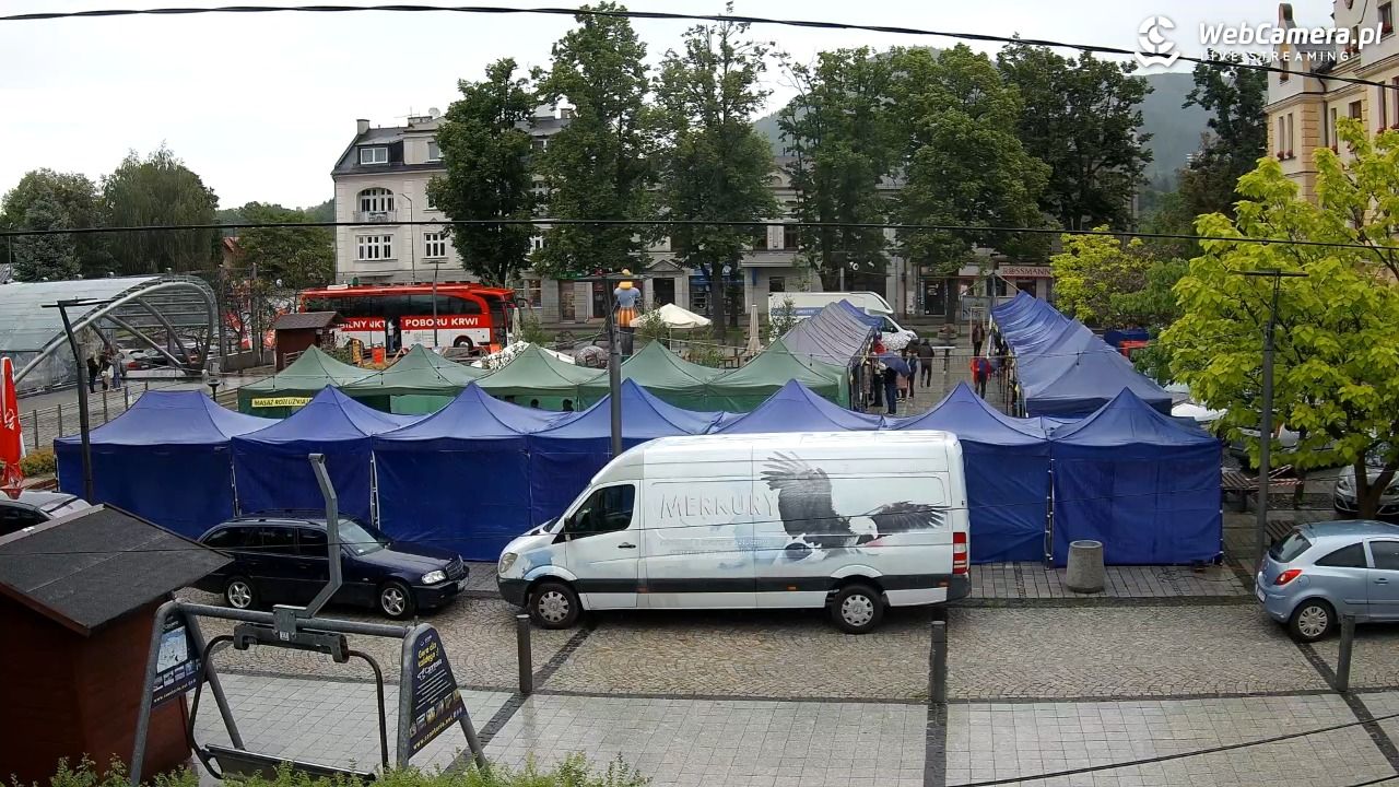 USTROŃ - widok na rynek - 14 czerwiec 2026, 13:00