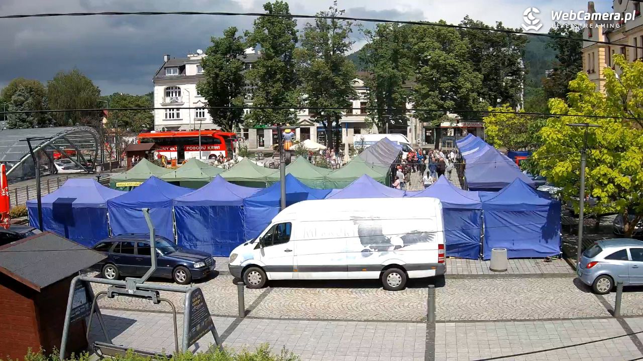 USTROŃ - widok na rynek - 14 czerwiec 2026, 14:32