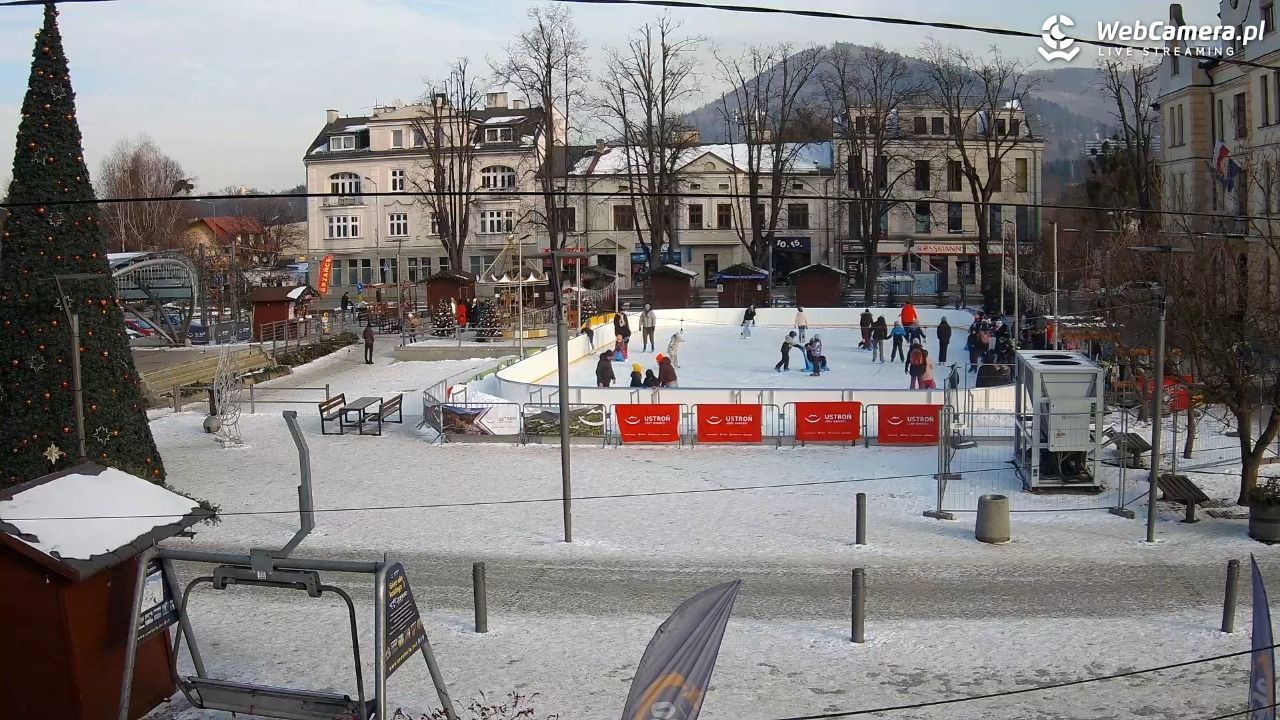 USTROŃ - widok na rynek - 06 styczeń 2026, 11:30