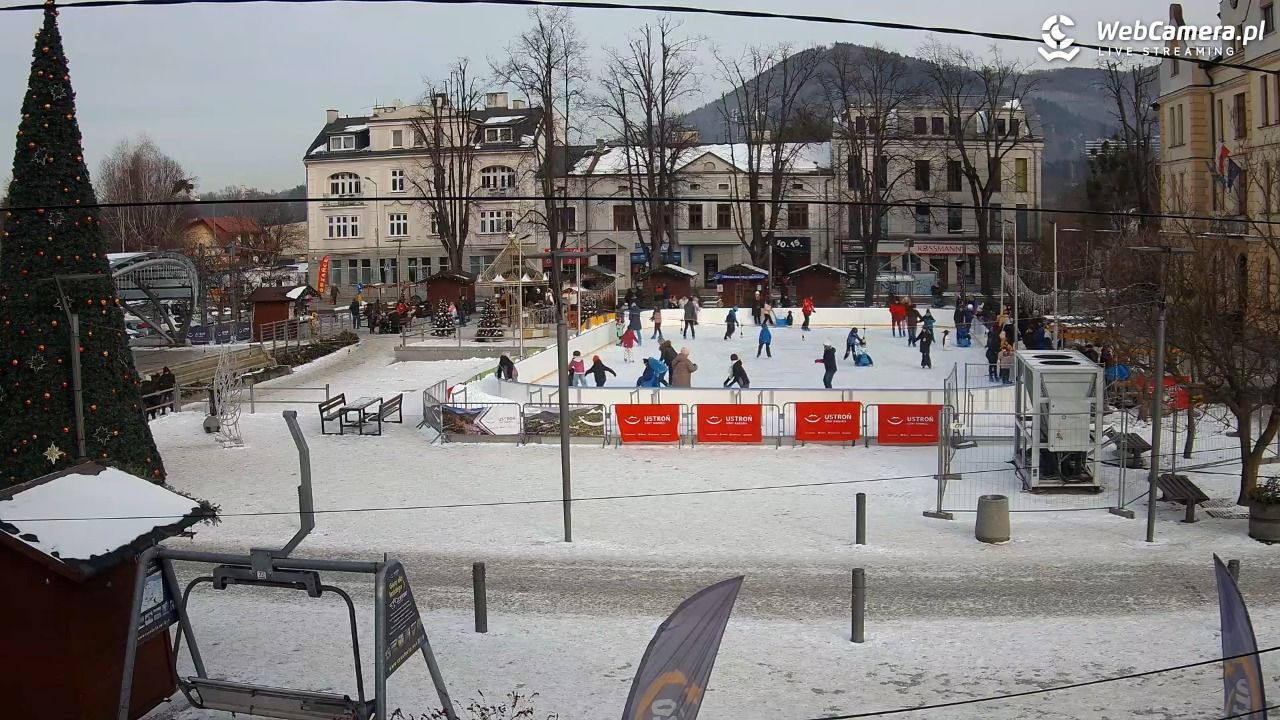 USTROŃ - widok na rynek - 05 styczeń 2026, 12:28