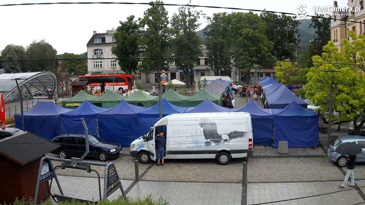 USTROŃ - widok na rynek - 14 czerwiec 2026, 12:49