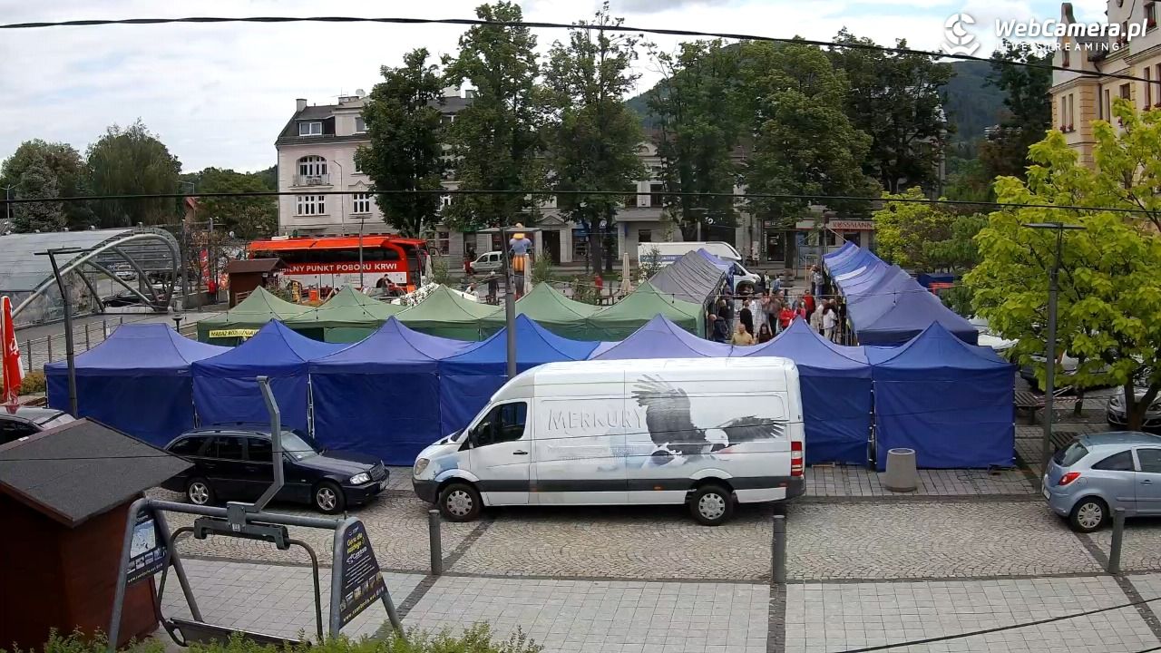 USTROŃ - widok na rynek - 14 czerwiec 2026, 10:47