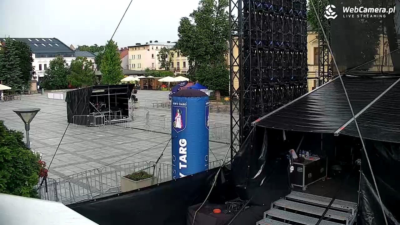 Nowy Targ - widok na Rynek - 21 czerwiec 2026, 16:50