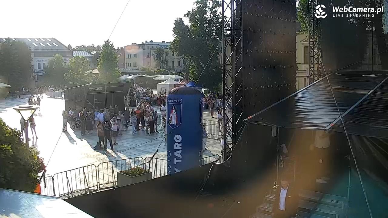 Nowy Targ - widok na Rynek - 20 czerwiec 2026, 18:58