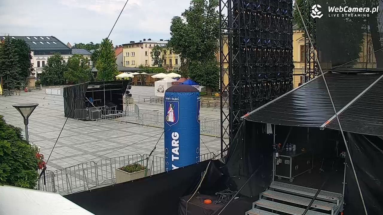 Nowy Targ - widok na Rynek - 21 czerwiec 2026, 10:40