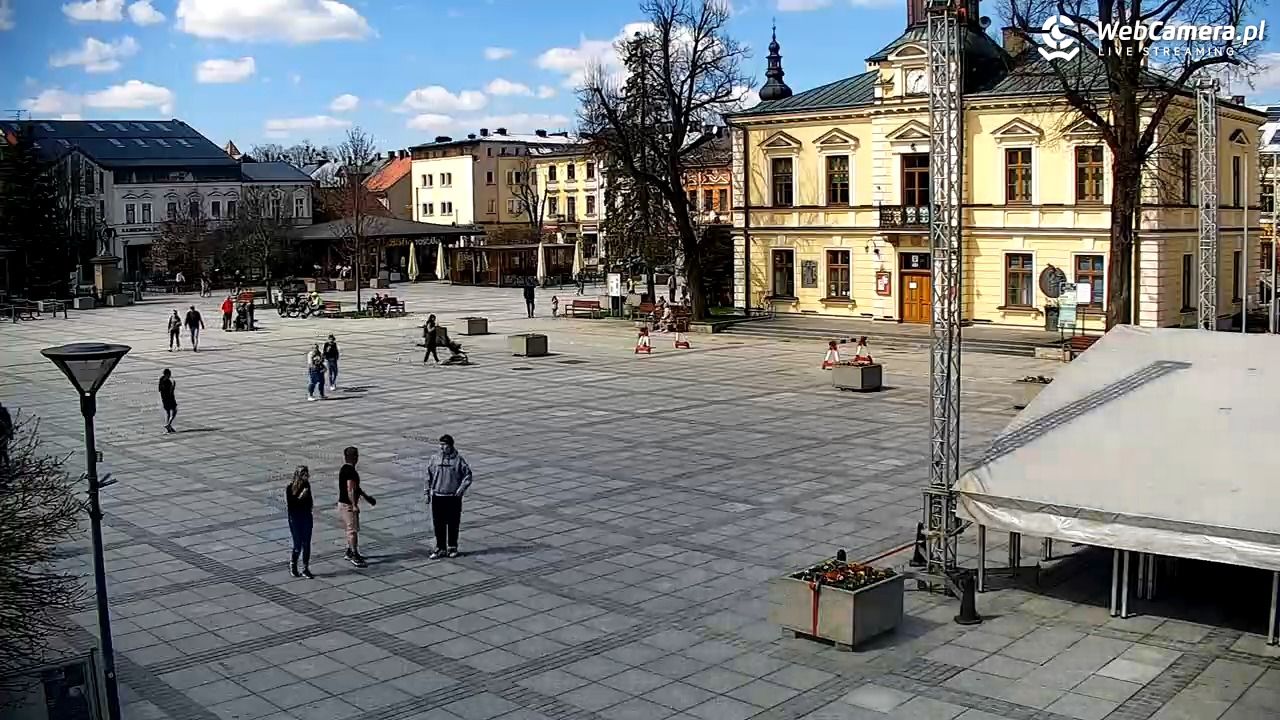 Nowy Targ - widok na Rynek - 18 kwiecień 2026, 13:35