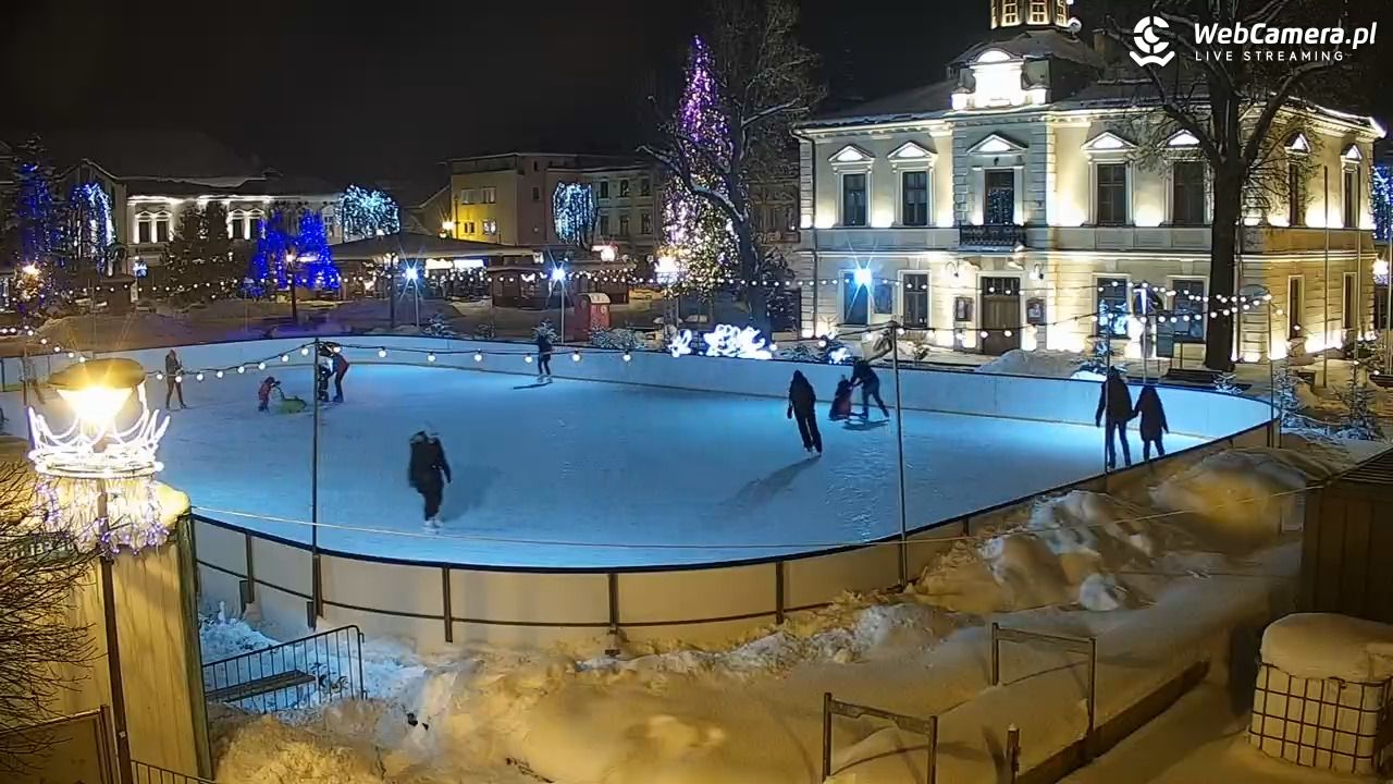 Nowy Targ - widok na Rynek - 14 styczeń 2026, 17:54