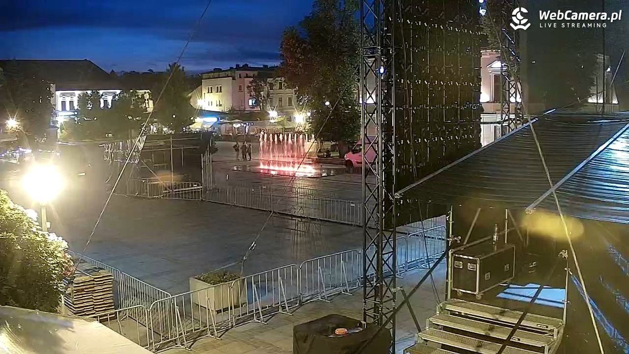Nowy Targ - widok na Rynek - 19 czerwiec 2026, 21:58