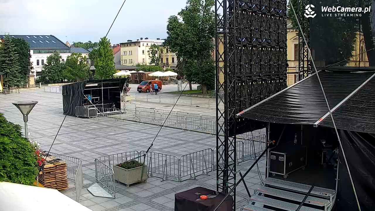 Nowy Targ - widok na Rynek - 20 czerwiec 2026, 07:35