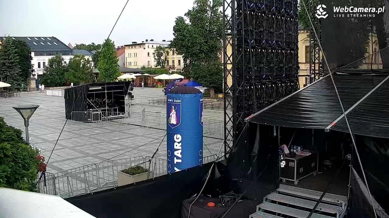 Nowy Targ - widok na Rynek - 21 czerwiec 2026, 16:49