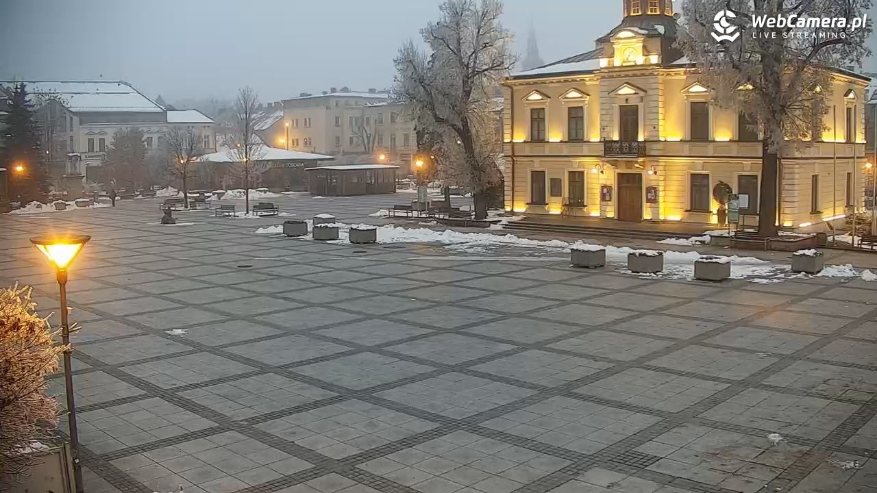 Nowy Targ - widok na Rynek - 01 grudzień 2025, 07:05