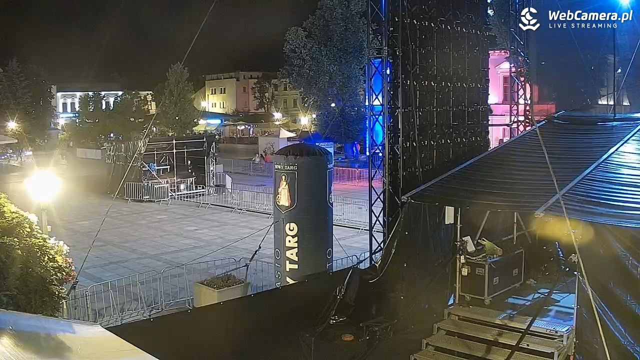 Nowy Targ - widok na Rynek - 20 czerwiec 2026, 22:28