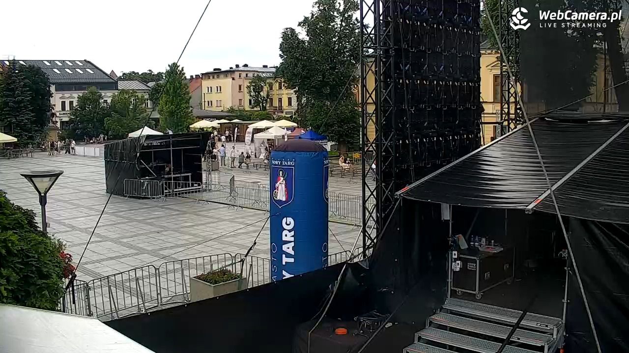Nowy Targ - widok na Rynek - 21 czerwiec 2026, 15:28