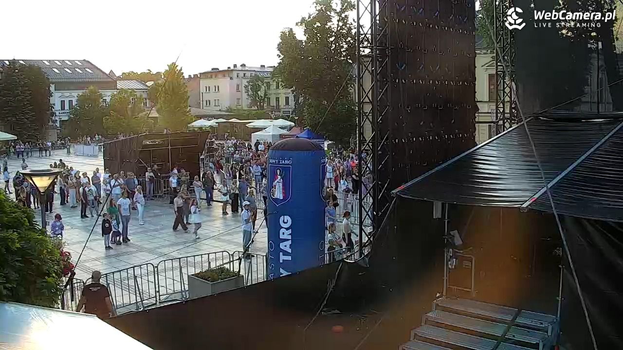 Nowy Targ - widok na Rynek - 20 czerwiec 2026, 19:52