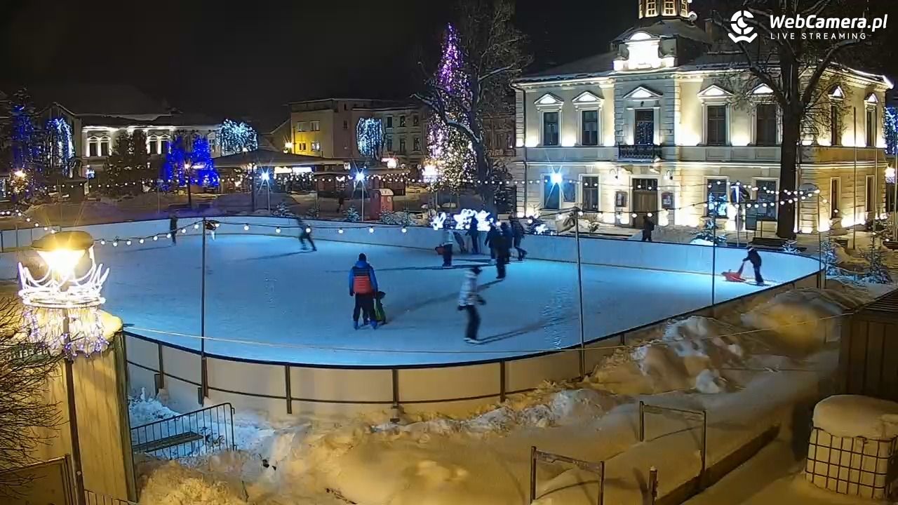 Nowy Targ - widok na Rynek - 14 styczeń 2026, 17:58