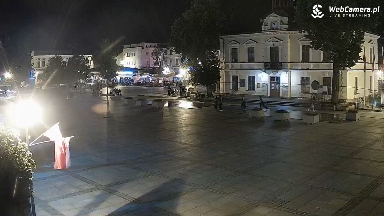 Nowy Targ - widok na Rynek - 29 sierpień 2025, 22:52