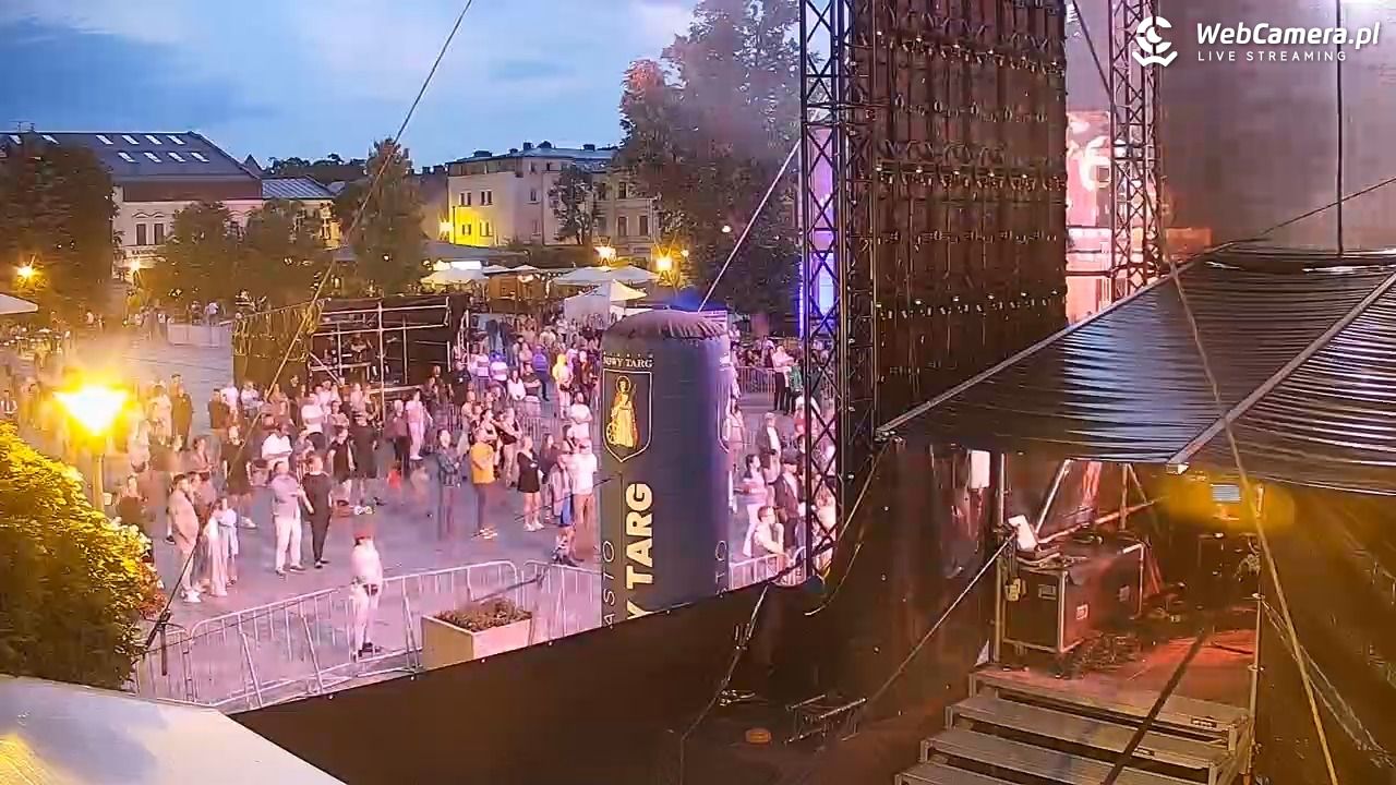 Nowy Targ - widok na Rynek - 20 czerwiec 2026, 21:18