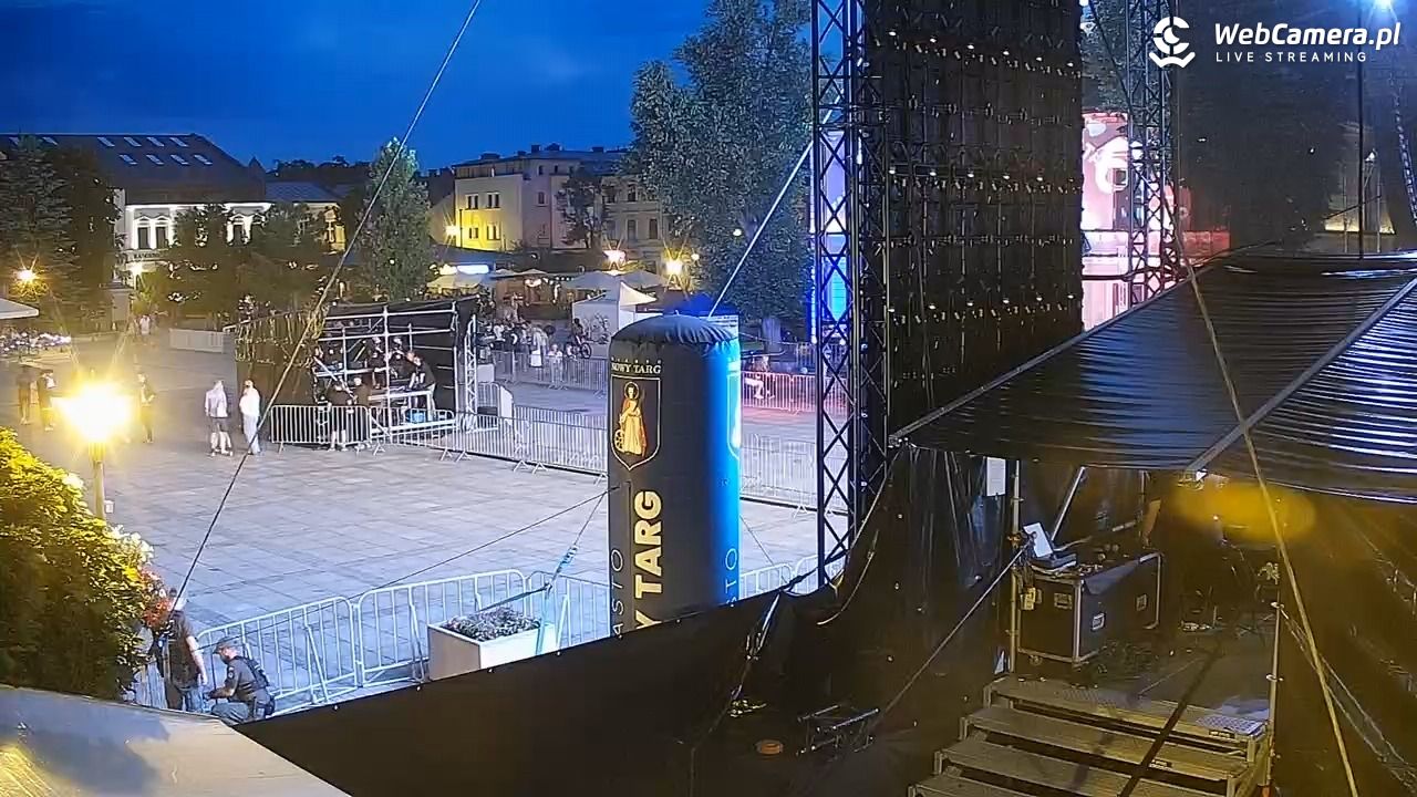 Nowy Targ - widok na Rynek - 20 czerwiec 2026, 21:29