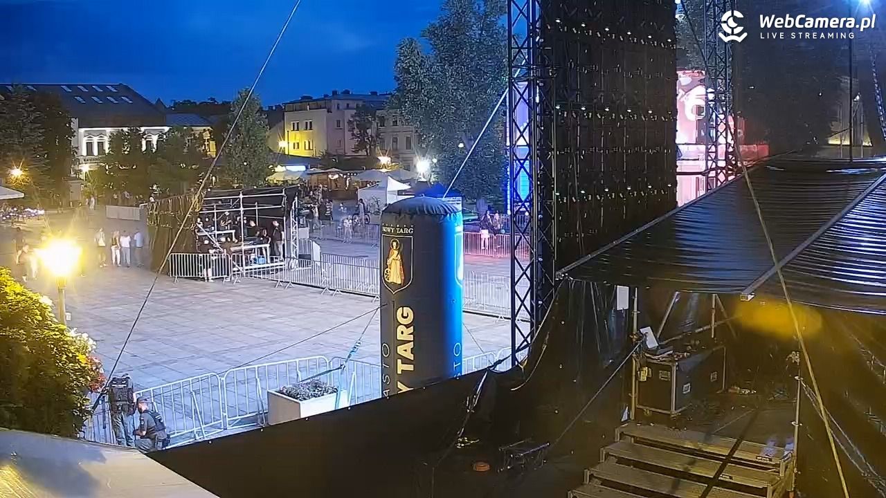 Nowy Targ - widok na Rynek - 20 czerwiec 2026, 21:30