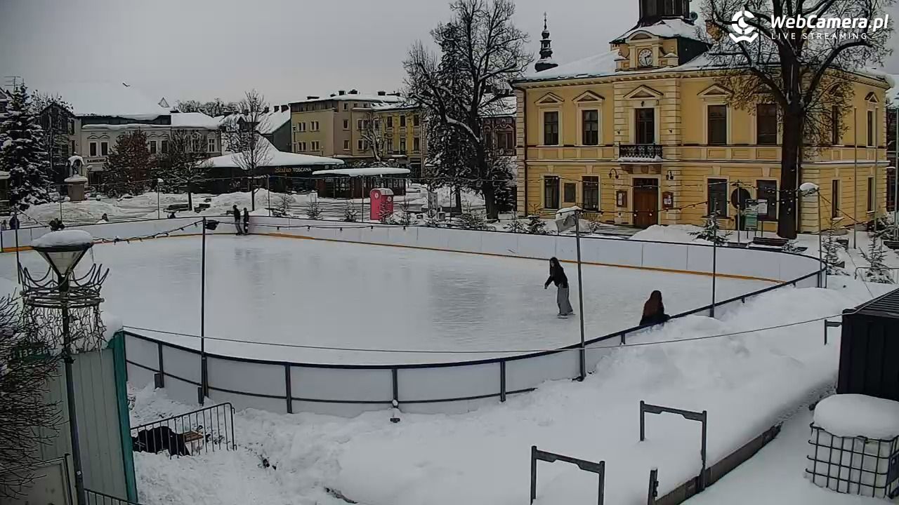 Nowy Targ - widok na Rynek - 14 styczeń 2026, 14:26