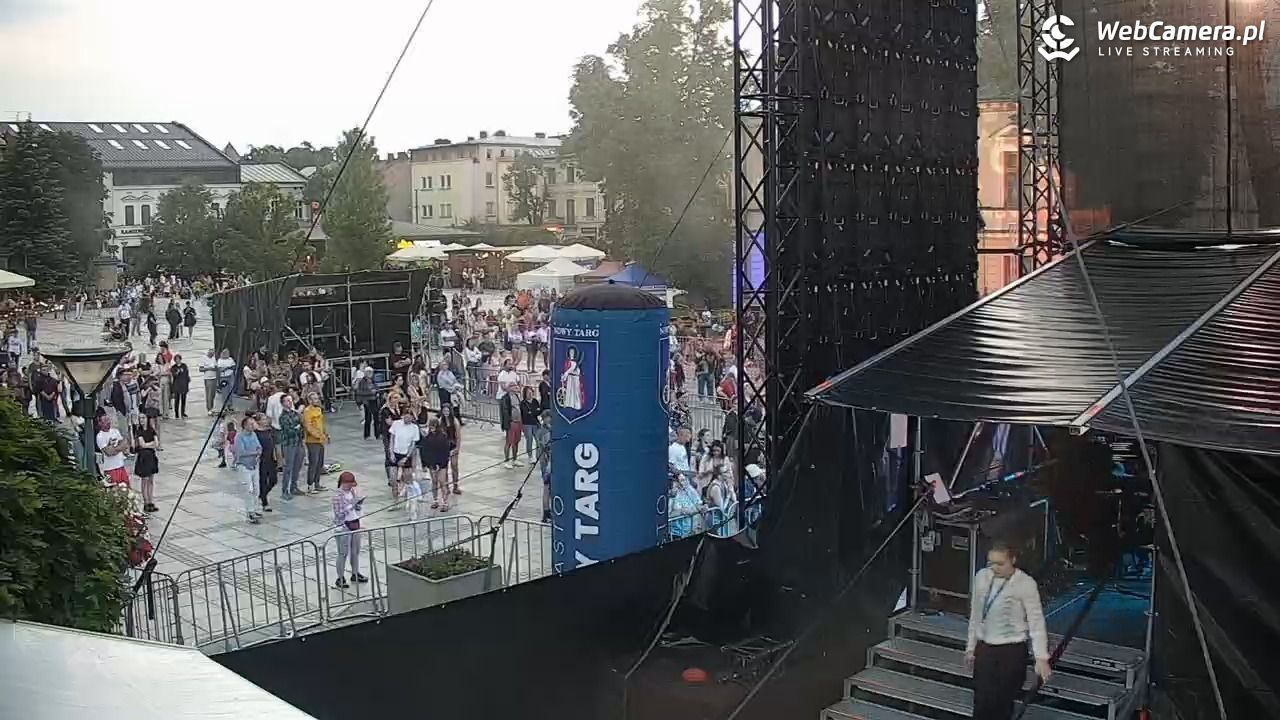 Nowy Targ - widok na Rynek - 20 czerwiec 2026, 20:55