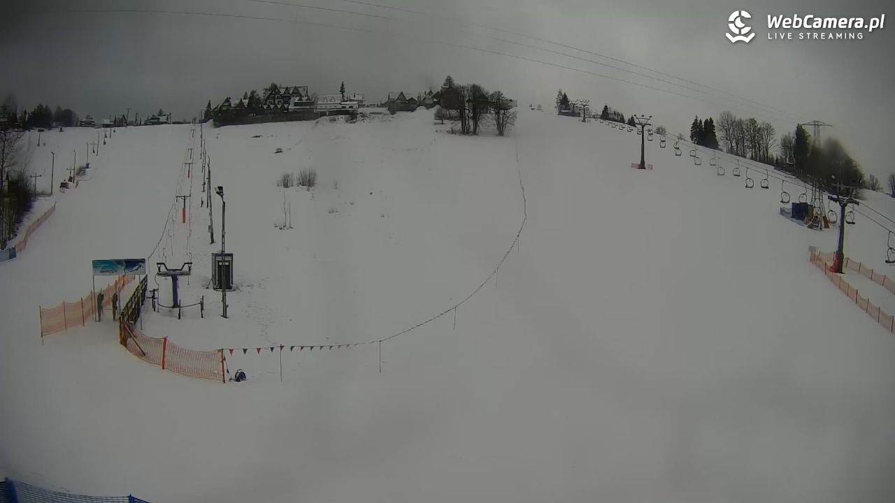 Olczan-ski Turnia - widok na stok - 15 luty 2026, 08:30