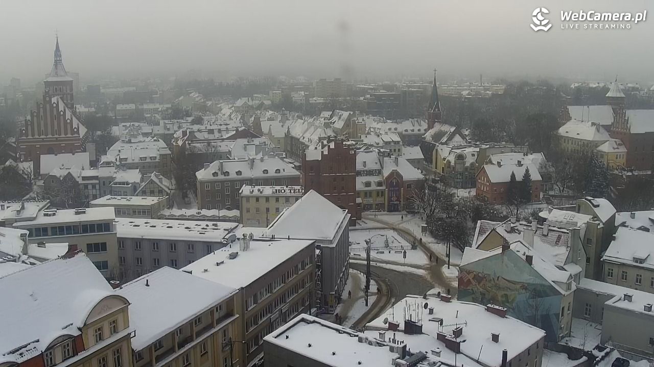 OLSZTYN - widok panoramiczny na miasto - 15 styczeń 2026, 11:55