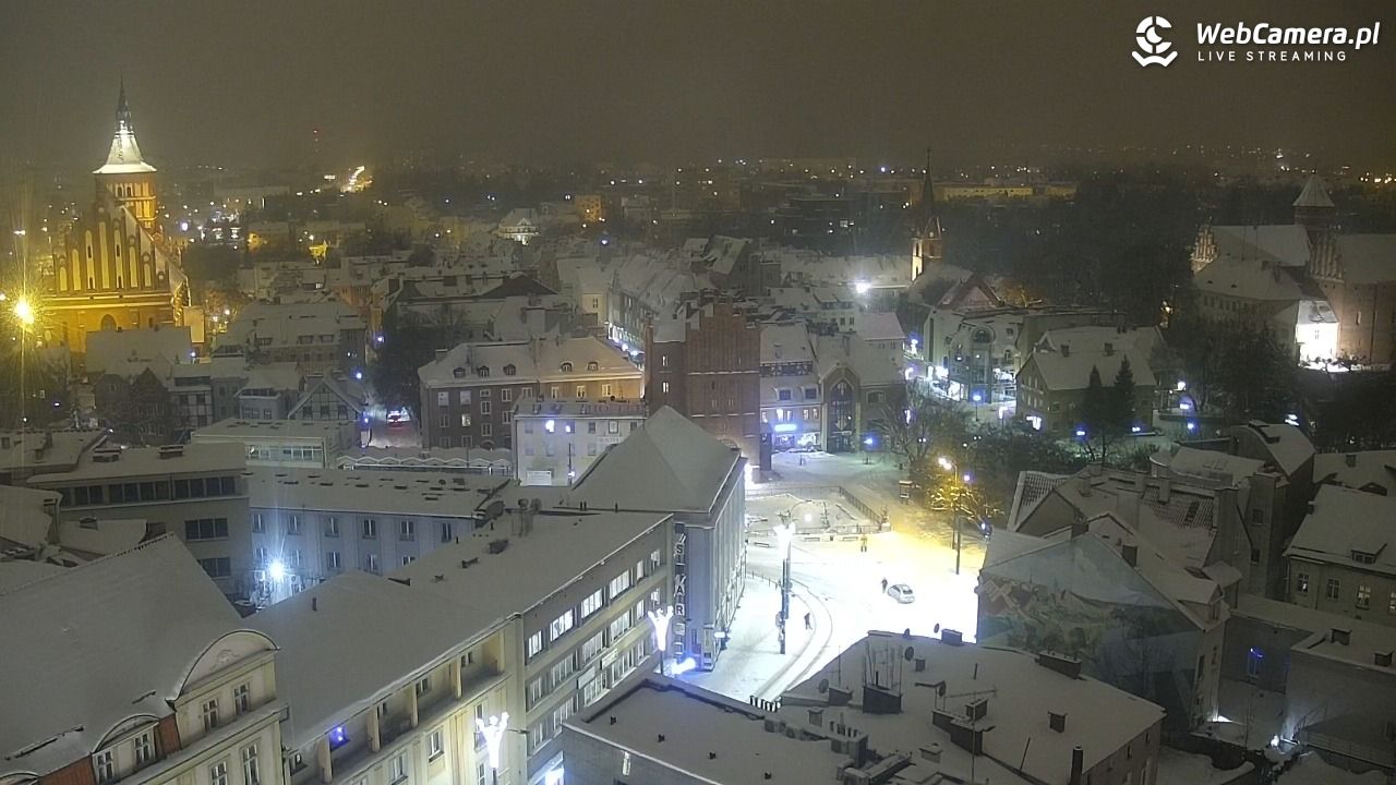 OLSZTYN - widok panoramiczny na miasto - 14 styczeń 2026, 21:40