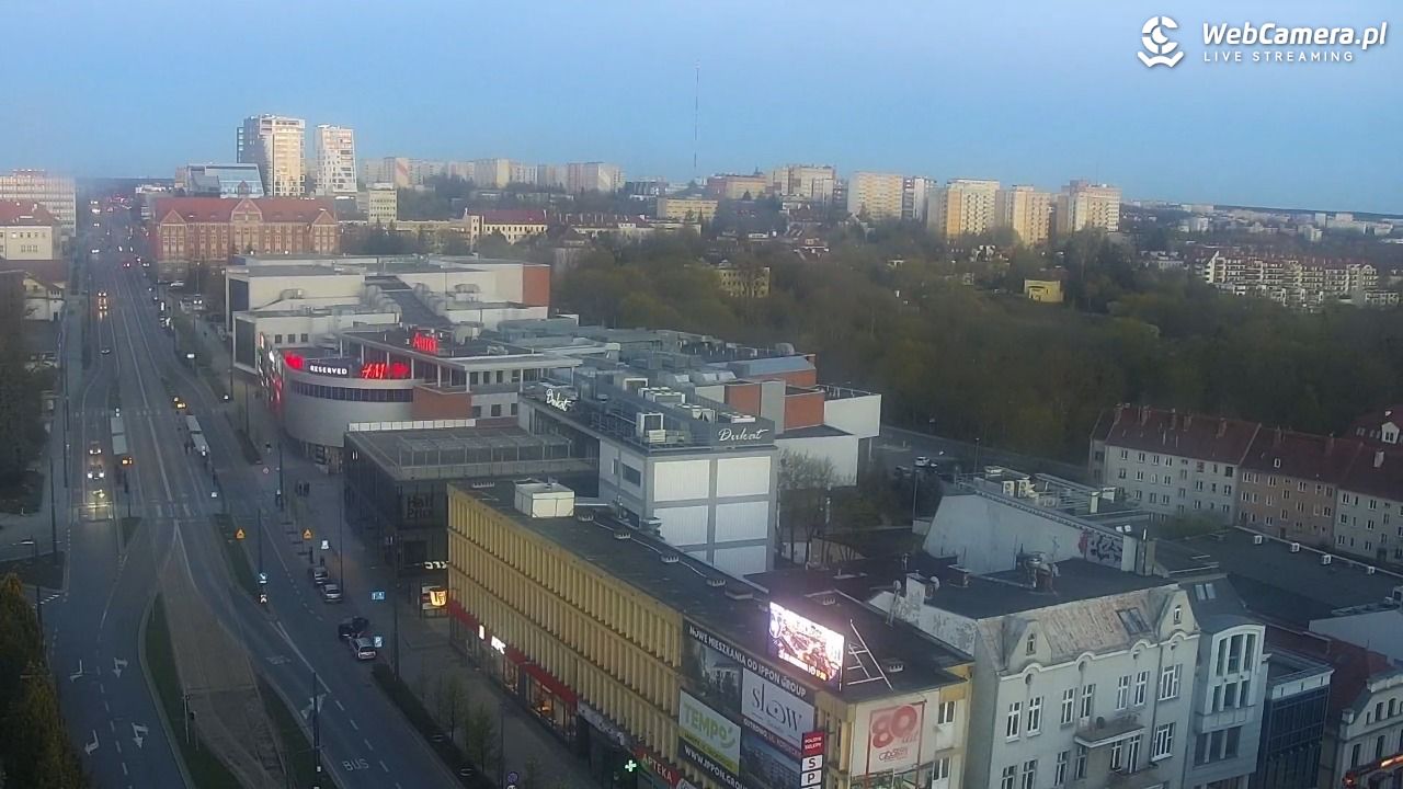 OLSZTYN - widok panoramiczny na miasto - 26 kwiecień 2026, 20:10