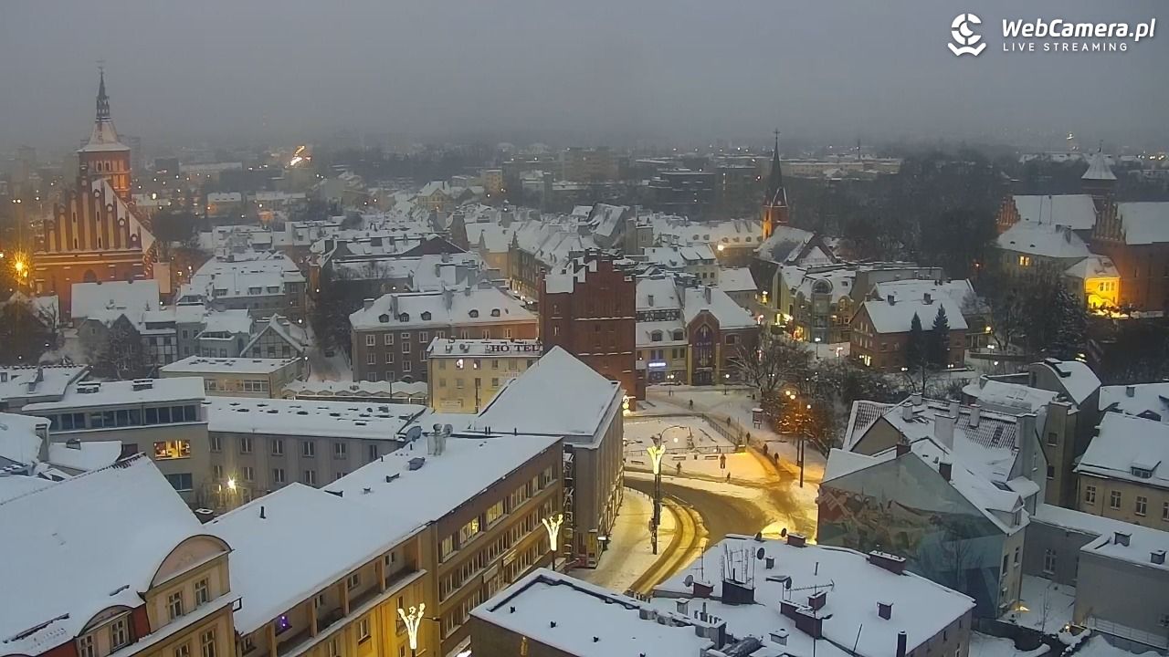 OLSZTYN - widok panoramiczny na miasto - 15 styczeń 2026, 07:25
