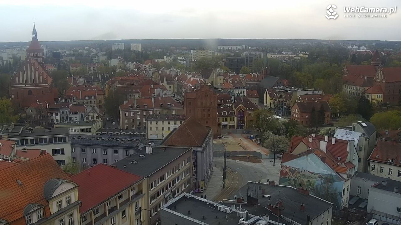 OLSZTYN - widok panoramiczny na miasto - 25 kwiecień 2026, 18:22