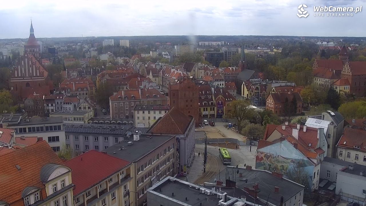 OLSZTYN - widok panoramiczny na miasto - 28 kwiecień 2026, 12:23