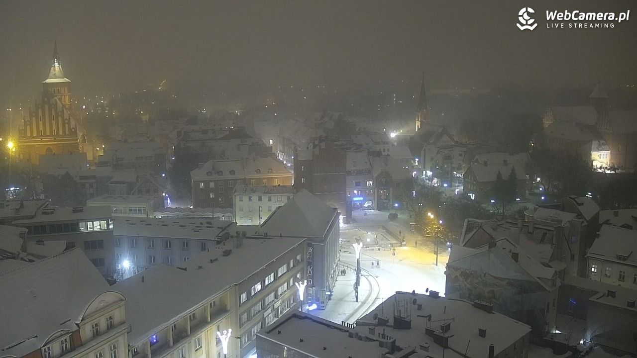 OLSZTYN - widok panoramiczny na miasto - 14 styczeń 2026, 18:30