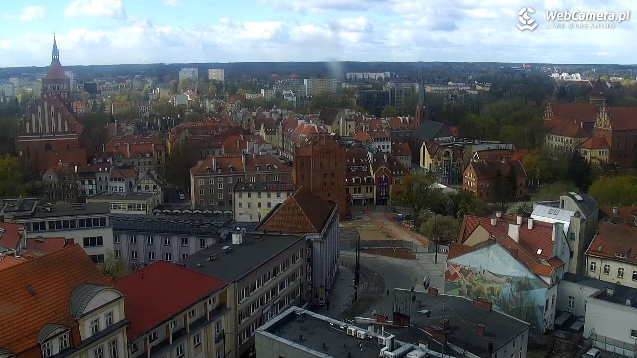 OLSZTYN - widok panoramiczny na miasto - 26 kwiecień 2026, 10:41