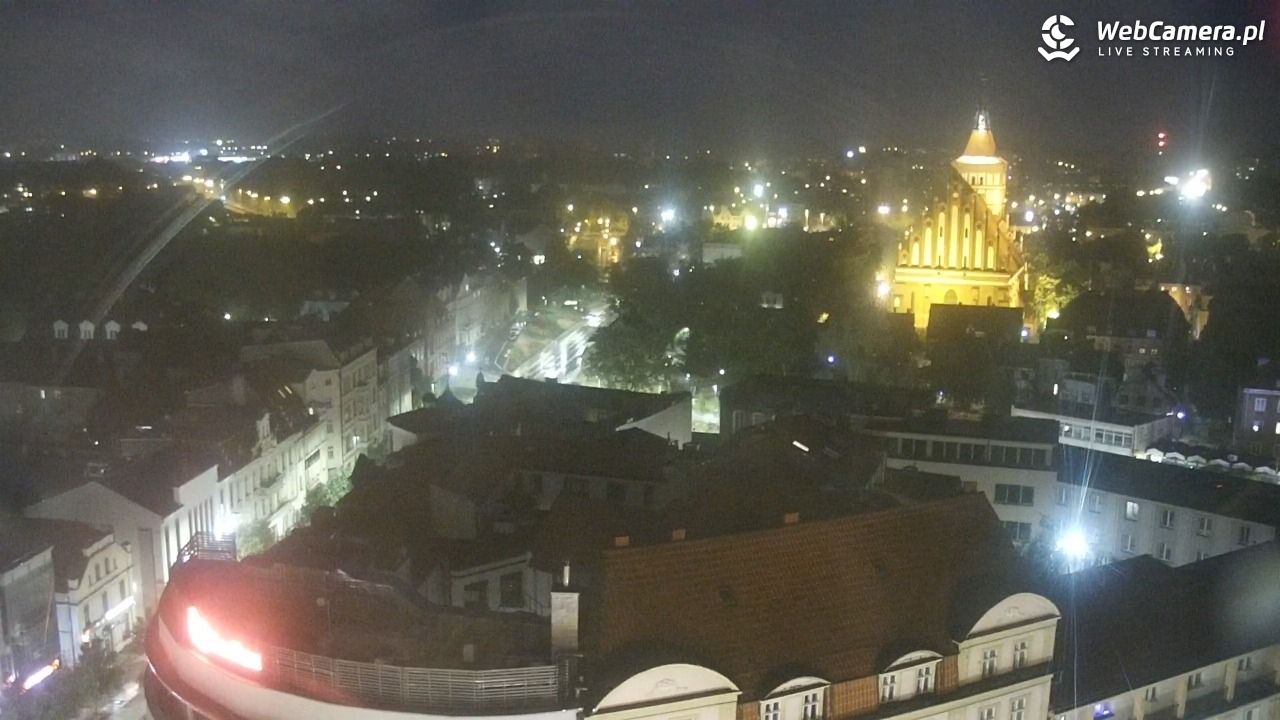 OLSZTYN - widok panoramiczny na miasto - 23 czerwiec 2025, 22:20