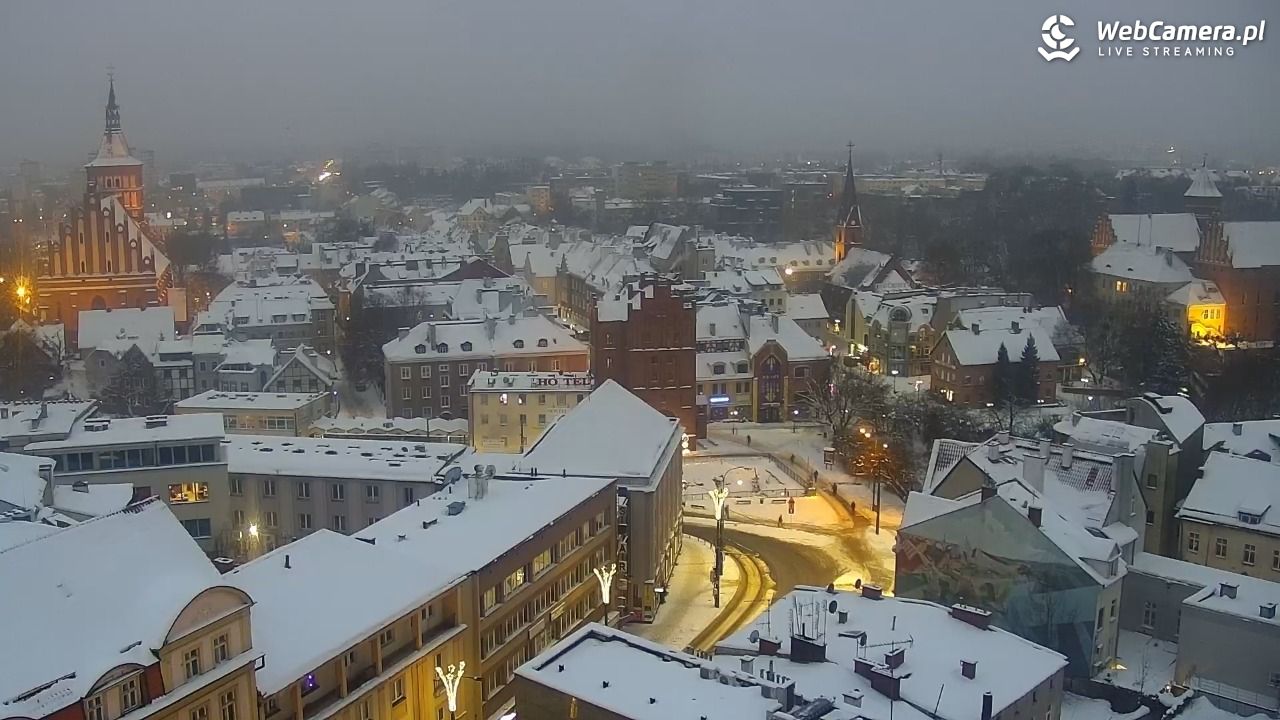 OLSZTYN - widok panoramiczny na miasto - 15 styczeń 2026, 07:25