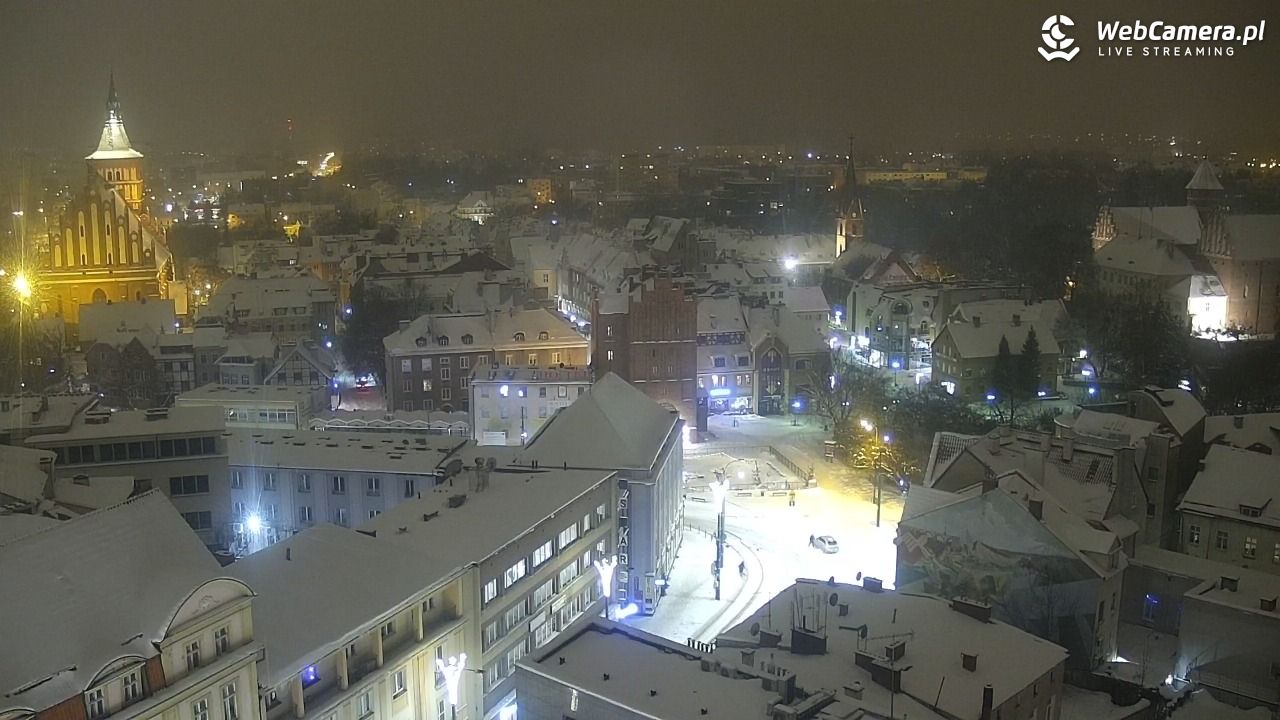 OLSZTYN - widok panoramiczny na miasto - 14 styczeń 2026, 21:40
