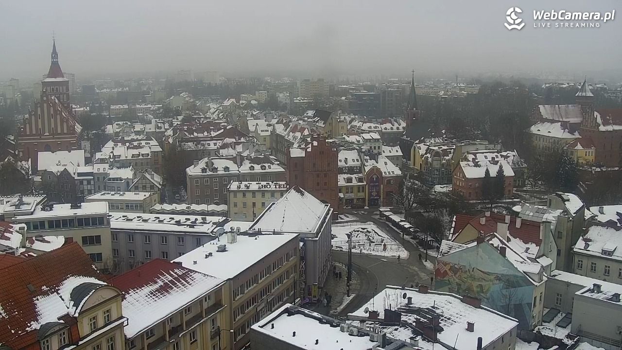 OLSZTYN - widok panoramiczny na miasto - 01 grudzień 2025, 13:50
