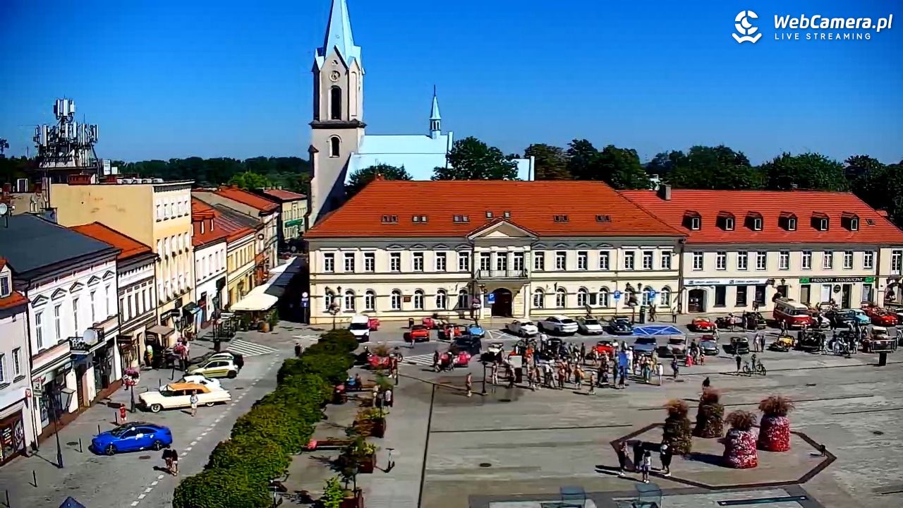 OŚWIĘCIM - widok na Rynek - 15 sierpień 2026, 10:45