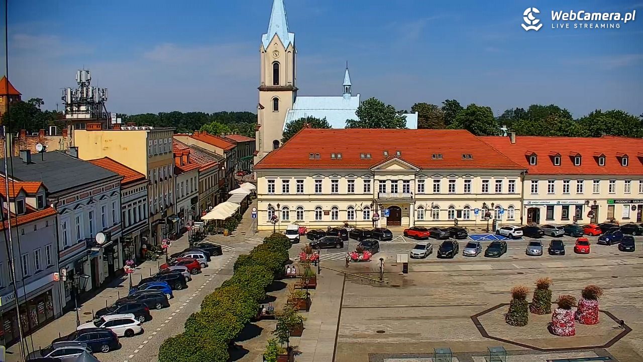 OŚWIĘCIM - widok na Rynek - 16 sierpień 2026, 13:04
