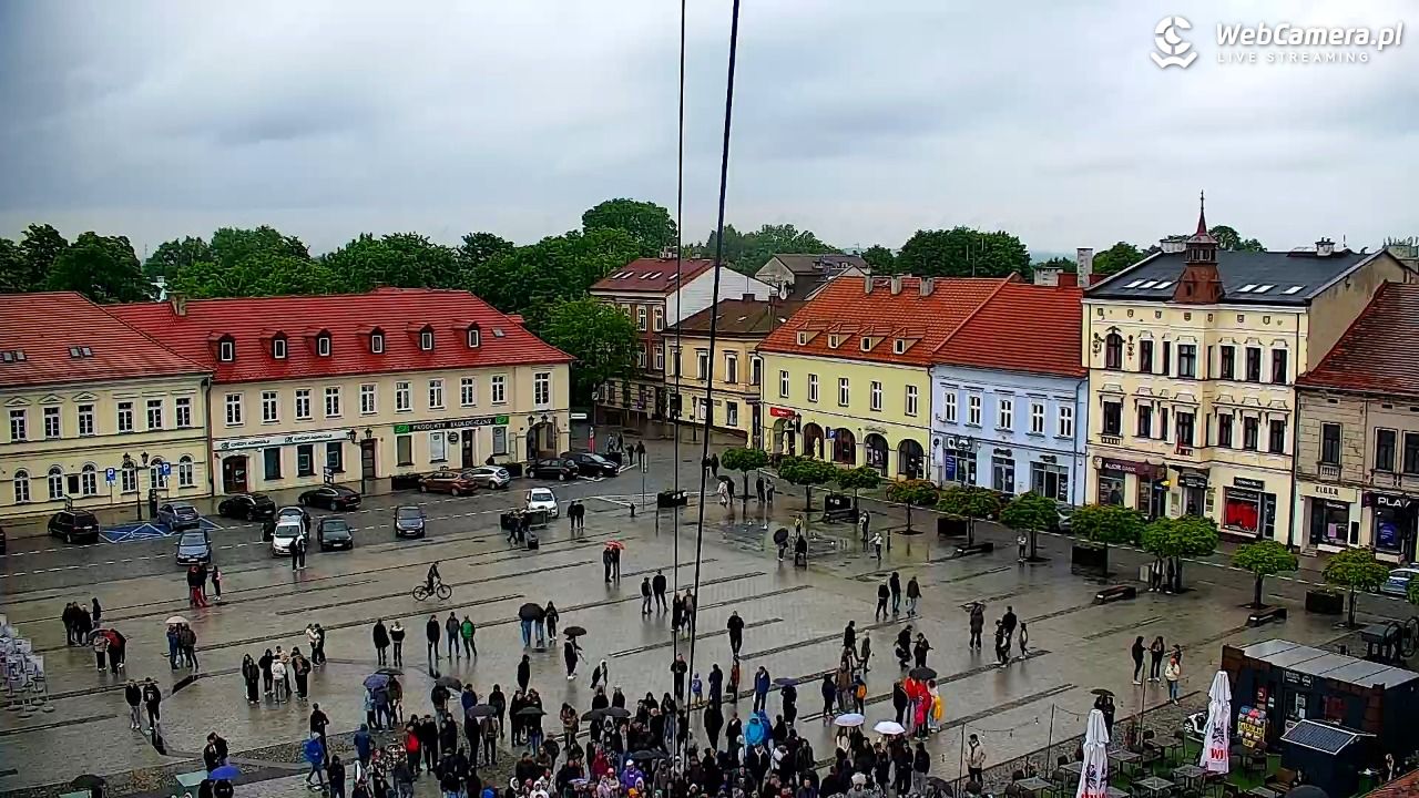OŚWIĘCIM - widok na Rynek - 16 maj 2025, 18:08