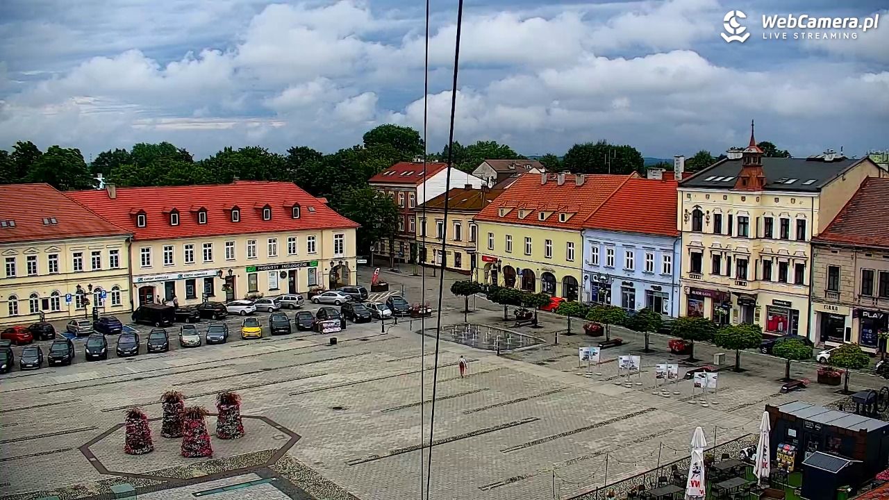OŚWIĘCIM - widok na Rynek - 03 sierpień 2025, 10:54