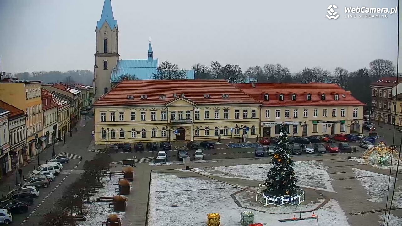 OŚWIĘCIM - widok na Rynek - 24 styczeń 2026, 09:28