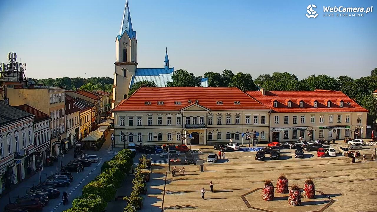 OŚWIĘCIM - widok na Rynek - 27 czerwiec 2026, 17:51