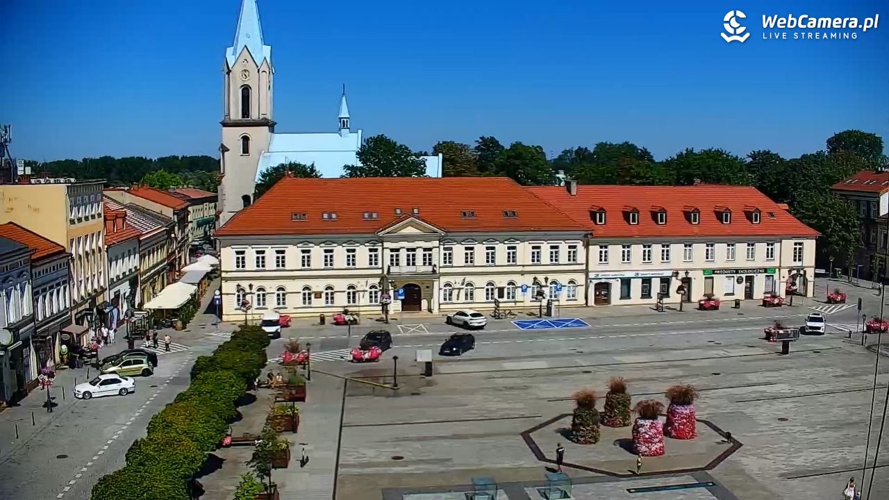OŚWIĘCIM - widok na Rynek - 15 sierpień 2026, 12:17