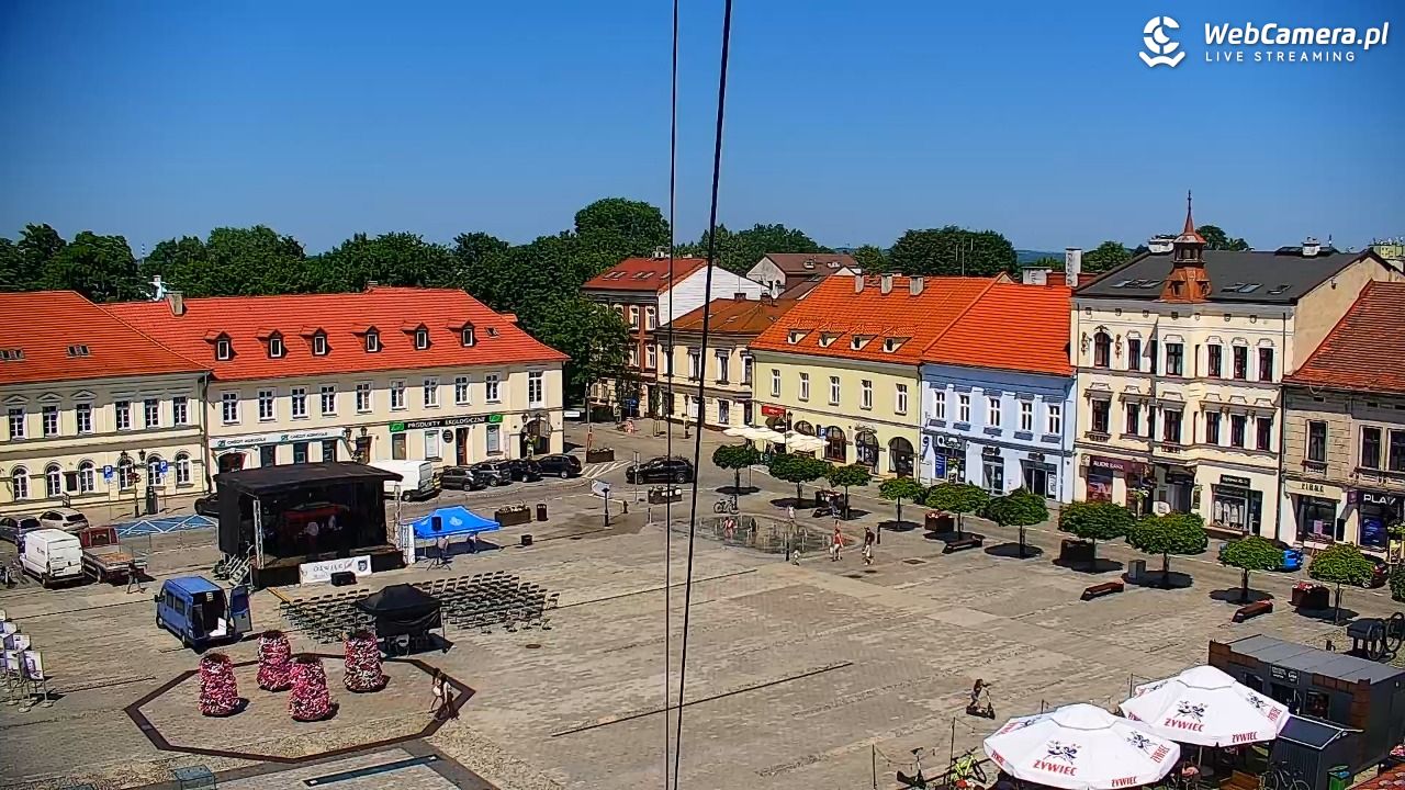 OŚWIĘCIM - widok na Rynek - 15 czerwiec 2025, 14:34